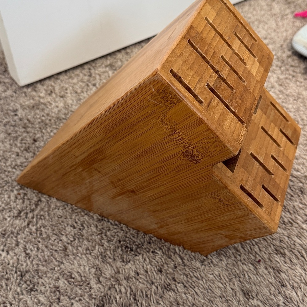 Bamboo Knife Block - Pampered Chef